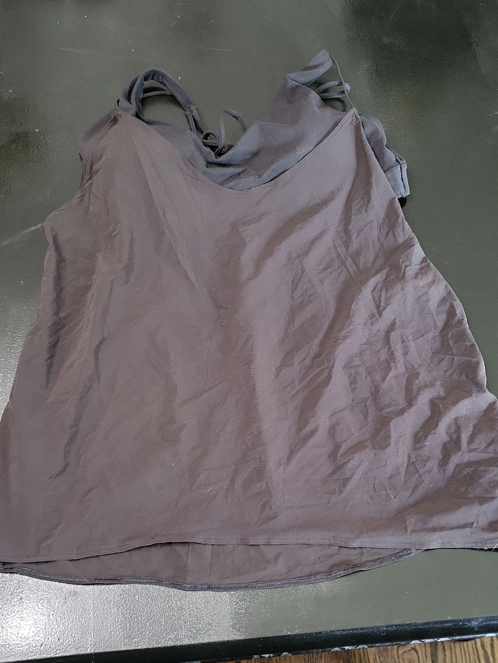 Athleta Black Women's Tank with Double-Strap Detail